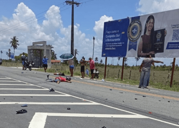 Homem morre após grave colisão na SE-204 entre Ilha das Flores e Brejo Grande