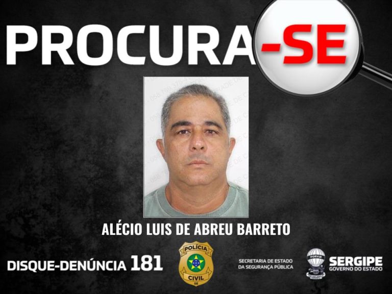 Polícia Civil divulga imagem de investigado por agressão contra mulher em Estância