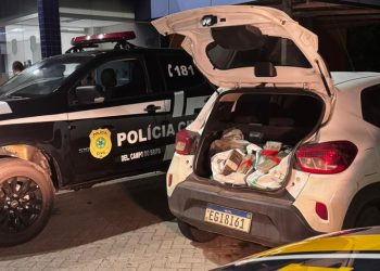 Cope e PRF apreendem 38 kg de maconha e 2 kg de cocaína no interior de SE