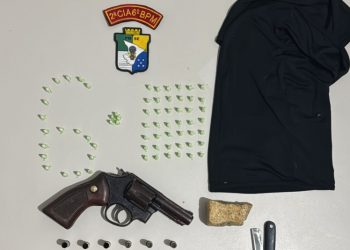 Polícia Militar apreende arma de fogo em Salgado
