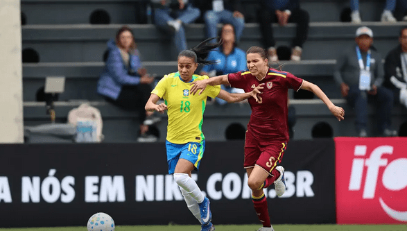 Seleção feminina perde de 2 a 1 para Venezuela em amistoso