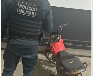 PM apreende motocicleta após tentativa de assalto em Lagarto