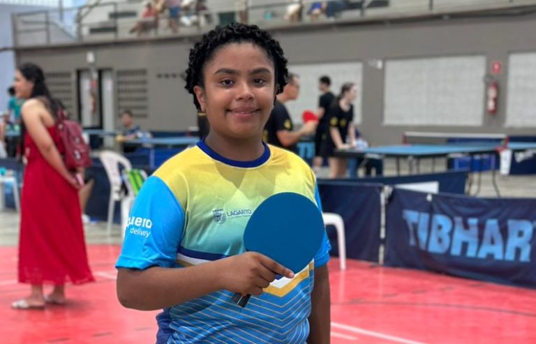 Lagartense conquista pódio inédito no Campeonato Sergipano de Tênis de Mesa