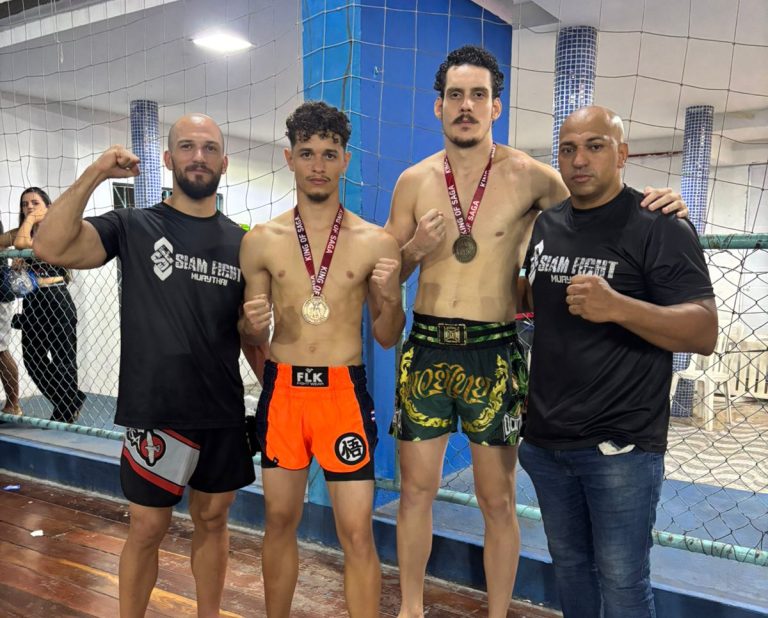 Atletas lagartenses de Muay Thai dão show em evento de Kickboxing