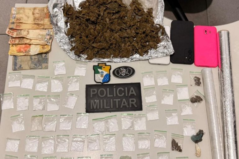 Polícia Militar prende três suspeitos e apreende drogas durante ação em Lagarto