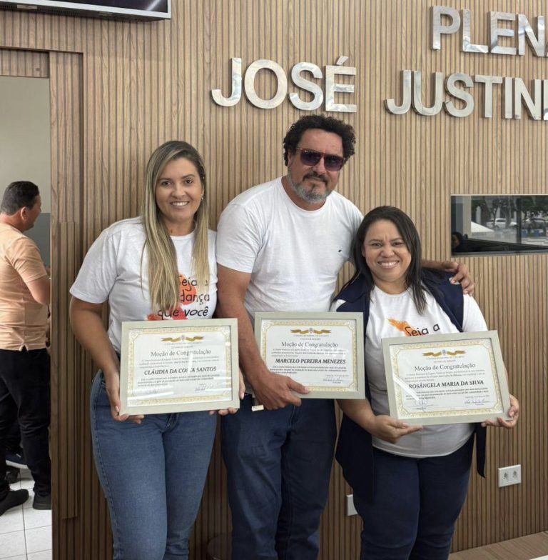 Grupo de voluntários recebe Moção da Câmara de vereadores de Lagarto