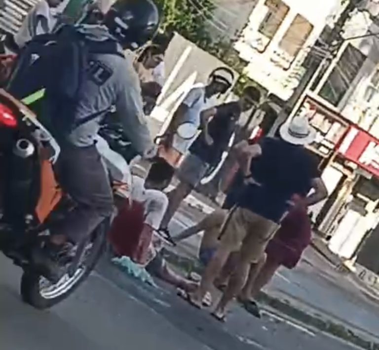 Acidente é registrado na Avenida da Bica, em Lagarto