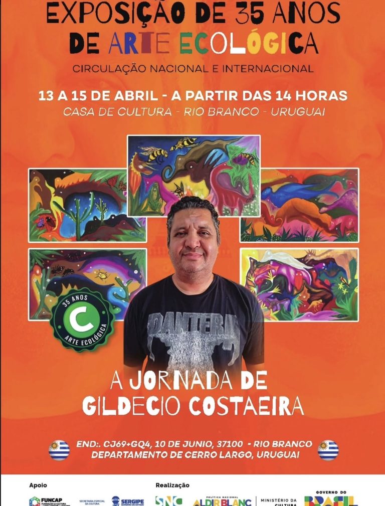 Artista lagartense leva exposição internacional de arte ecológica ao Rio Branco