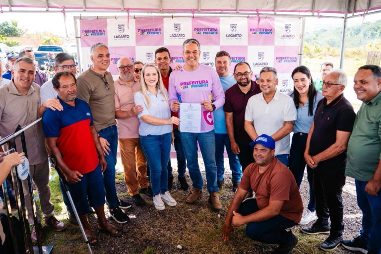 Prefeito Sérgio autoriza obra de pavimentação no povoado Barro Vermelho