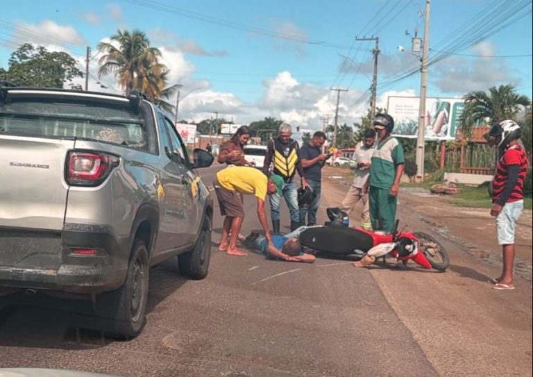 Colisão deixa motociclista ferido na zona rural de Lagarto