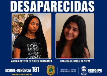 Polícia solicita apoio da população para localizar adolescentes desaparecidas