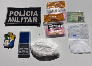 Mulher é presa por tráfico de drogas no bairro Estação em Lagarto
