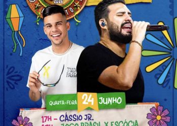 Festival da Mandioca: Marcelo Lacerda e  Cássio Jr comandam noite de São João em Lagarto