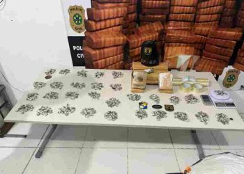 PM apreende mais de 9 kg de drogas e resgata mulher em cárcere privado