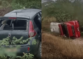Acidente entre carro e caminhão provoca mortes em rodovia de Poço Redondo