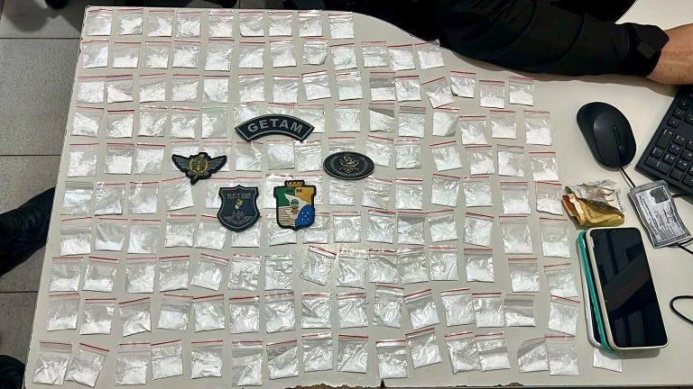 Operação da Polícia Militar resulta em prisão e apreensão de drogas em Lagarto