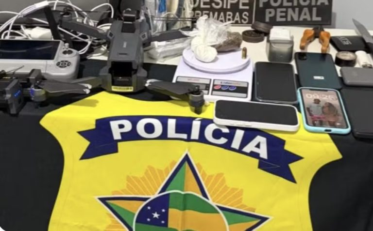 Jovens são presos em flagrante utilizando drones para transportar material ilícito no presídio de Tobias Barreto