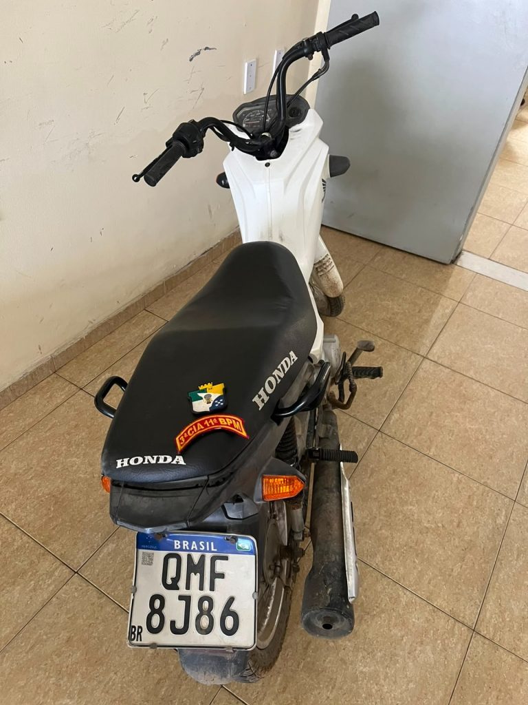 PM recupera motocicleta furtada no interior de Sergipe