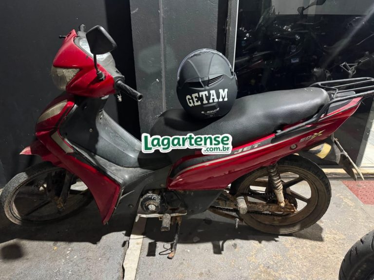 Polícia Militar recupera motocicleta roubada na zona rural de Lagarto