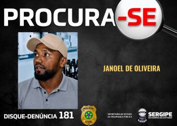Polícia Civil identifica suspeito de feminicídio em Boquim e pede ajuda para localizá-lo