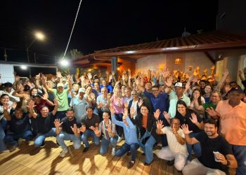 Ibrain de Valmir participa de encontro com amigos e lideranças no povoado Tanque