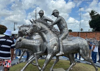 Lagarto: Capital Nacional da Vaquejada recebe novo monumento na entrada da cidade