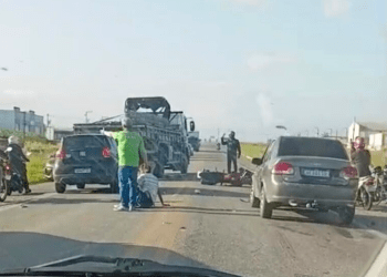Motociclista morre após acidente  na BR-235 em Itabaiana