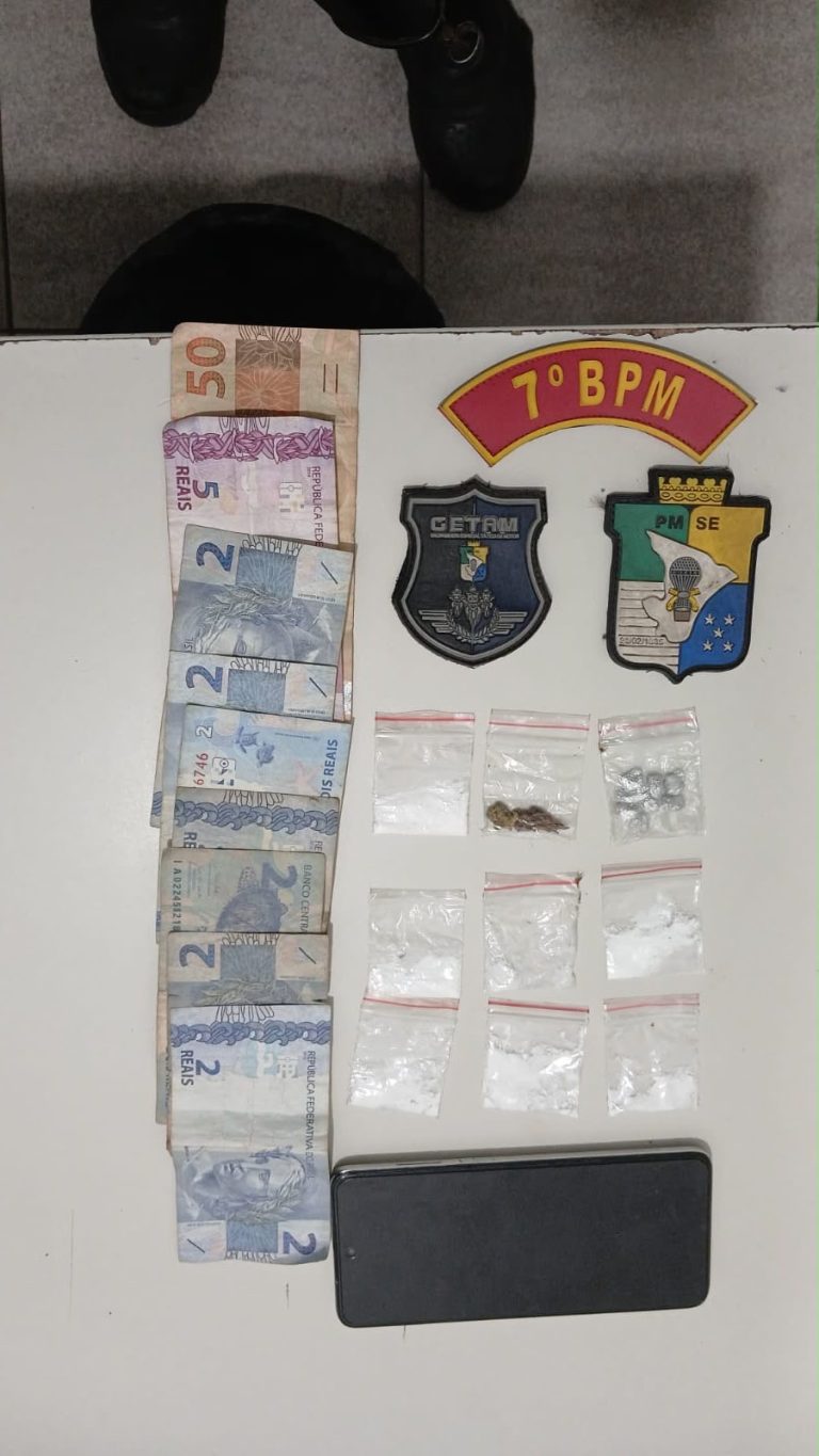 Homem é preso por tráfico de drogas em Lagarto