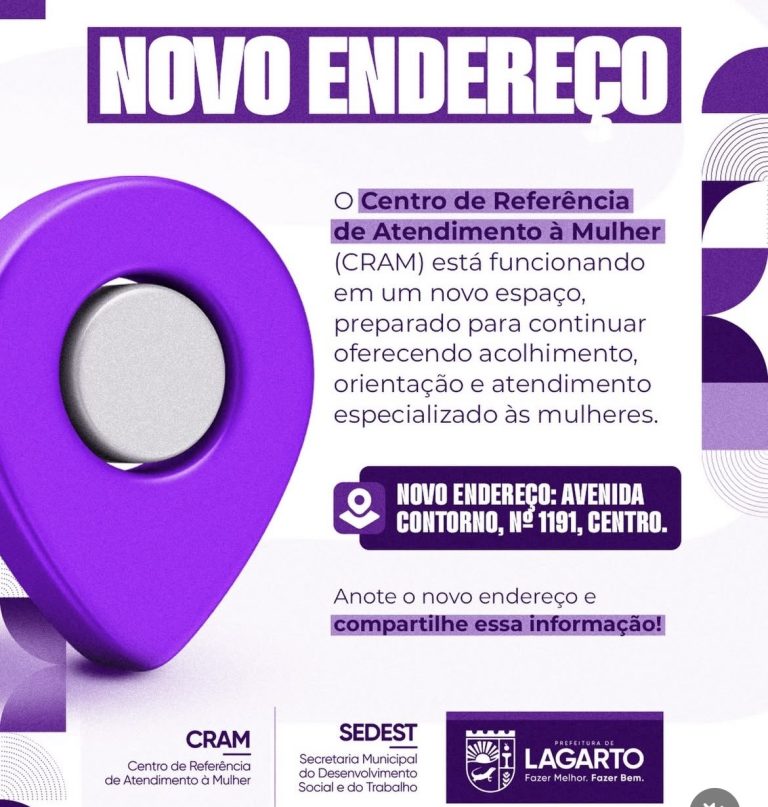 CRAM Lagarto está funcionando em novo endereço