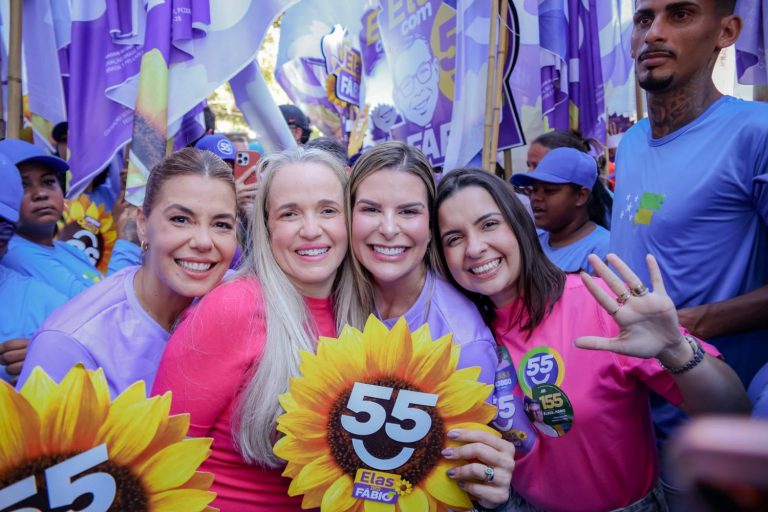 Suely Menezes participa de caminhada “Elas com Fábio” e reforça a parceria com Érica Mitidieri