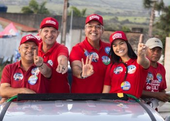 Do time do prefeito Sérgio, Ibrain participa de maior carreata do interior de Sergipe