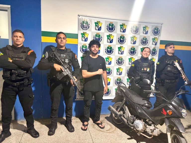 Polícia Militar recupera motocicleta furtada em Lagarto
