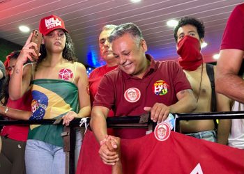 Ibrain de Valmir participa de caminhada em apoio à reeleição de Lula
