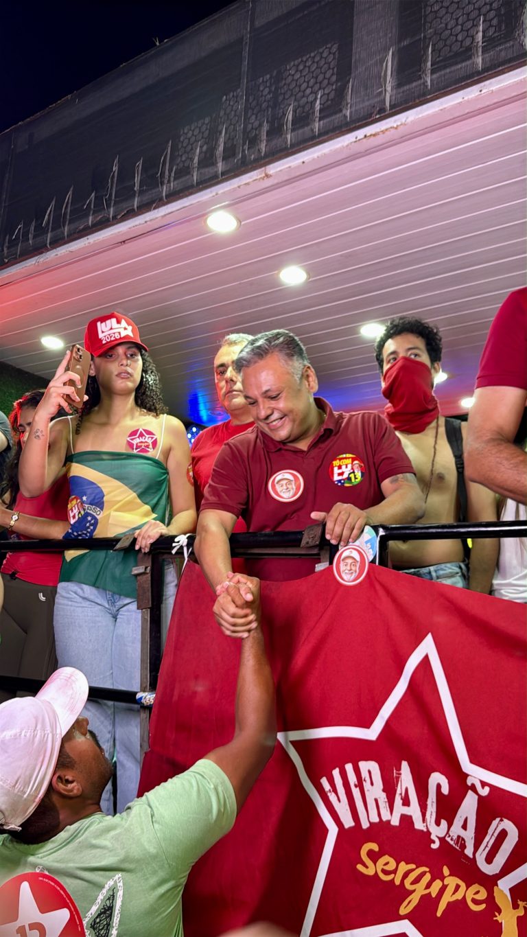 Ibrain de Valmir participa de caminhada em apoio à reeleição de Lula