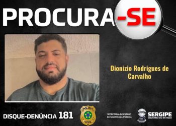 PC divulga imagem de investigado por violência doméstica