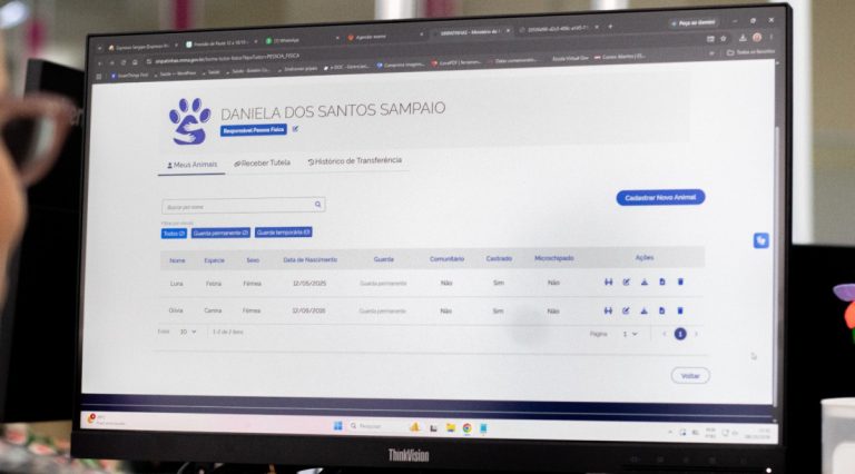 Saúde de SE reforça importância do cadastro de animais na plataforma SinPatinhas