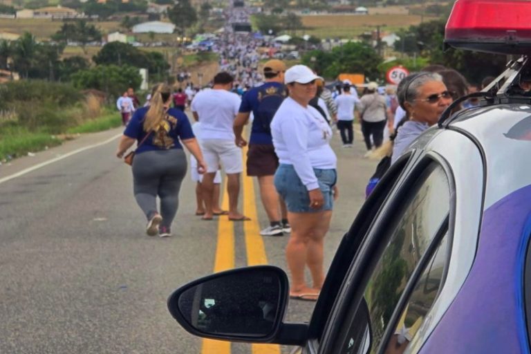 PM reforça policiamento durante a Peregrinação de Divina Pastora