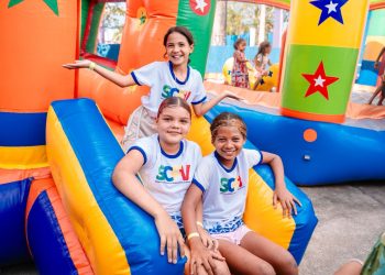 Ser Mais Criança reúne famílias em tarde de lazer no Balneário da Bica