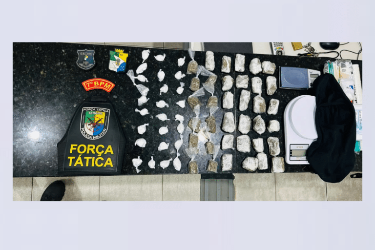Polícia Militar apreende maconha e cocaína em Riachão do Dantas
